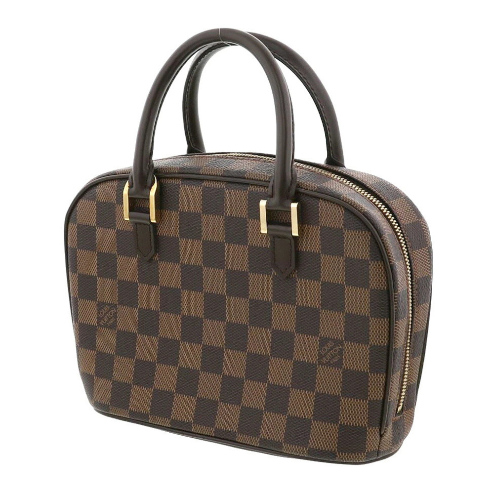 LOUIS VUITTON Saria Bag Handbag Damier Ebene Brown
